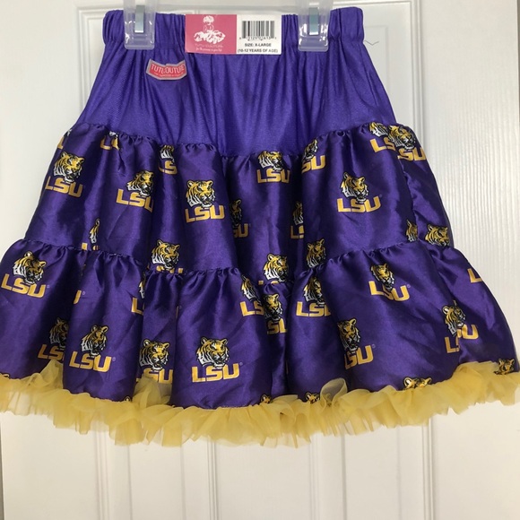 Tutu Couture Other - NWT LSU Tigers Girls Skirt XL (10-12), team spirit